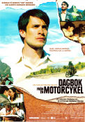 Dagbok från en motorcykel 2004 poster Gael Garcia Bernal Rodrigo de la Serna Mia Maestro Walter Salles Filmen från: Argentina Motorcyklar