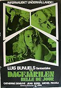 Dagfjärilen 1967 poster Catherine Deneuve Jean Sorel Michel Piccoli Luis Bunuel