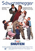 Dagissnuten 1990 poster Arnold Schwarzenegger Penelope Ann Miller Pamela Reed Ivan Reitman Skola Barn Poliser