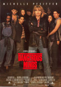 Dangerous Minds 1995 poster Michelle Pfeiffer George Dzundza Courtney B Vance John N Smith