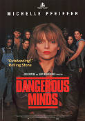 Dangerous Minds 1995 poster Michelle Pfeiffer George Dzundza John N Smith