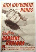 Dansens gudinna 1947 poster Rita Hayworth Larry Parks Musikaler