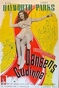 Dansens gudinna 1947 poster Rita Hayworth Larry Parks Musikaler