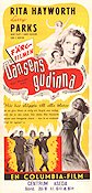 Dansens gudinna 1947 poster Rita Hayworth Larry Parks Musikaler