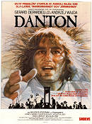 Danton 1983 poster Gerard Depardieu Andrzej Wajda