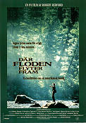 Där floden flyter fram 1992 poster Brad Pitt Tom Skerritt Robert Redford Fiskar och hajar