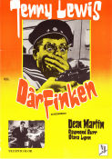 Dårfinken 1955 poster Dean Martin Jerry Lewis Diana Lynn Norman Taurog Musikaler