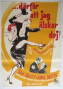 Därför att jag älskar dej 1949 poster Anne Baxter Dans
