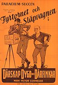 Dårskap dygd och dårfinkar 1923 poster Fyrtornet och Släpvagnen Fy og Bi Greta Nissen Stina Berg Harald Madsen Lau Lauritzen Danmark