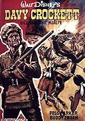 Davy Crockett vildmarkens hjälte 1955 poster Fess Parker Buddy Ebsen Basil Ruysdael Norman Foster
