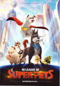 DC League of Super-Pets 2022 poster Dwayne Johnson Sam J Levine Filmbolag: DC Comics Animerat Hundar