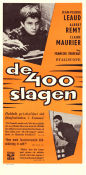 De 400 slagen 1959 poster Jean-Pierre Léaud Albert Rémy Claire Maurier Francois Truffaut Barn