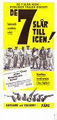 De 7 slår till igen 1969 poster George Kennedy James Whitmore Monte Markham Paul Wendkos