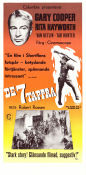 De 7 tappra 1959 poster Gary Cooper Rita Hayworth Van Heflin Robert Rossen