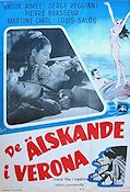 De älskande i Verona 1949 poster Anouk Aimée