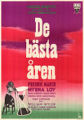 De bästa åren 1946 poster Fredric March Myrna Loy Dana Andrews Teresa Wright Virginia Mayo William Wyler