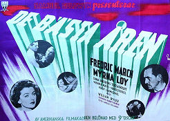 De bästa åren 1946 poster Fredric March Myrna Loy William Wyler
