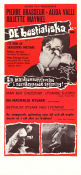 De bestialiska 1961 poster Pierre Brasseur Alida Valli Georges Franju