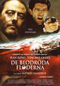 De blodröda floderna 2000 poster Jean Reno Vincent Cassel Nadia Fares Mathieu Kassovitz Hitta mer: Africa