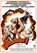 De fantastiska 7 1979 poster Christopher Connelly Christopher Lloyd Elke Sommer John Peyser Från TV