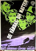 De färdas om natten 1942 poster Humphrey Bogart George Raft Ann Sheridan Ida Lupino