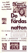 De färdas om natten 1942 poster Humphrey Bogart George Raft Ann Sheridan Ida Lupino