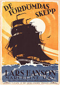 De fördömdas skepp 1927 poster Lars Hanson Marceline Day Pauline Starke John S Robertson Skepp och båtar Eric Rohman art