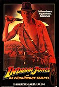 De fördömdas tempel 1983 poster Harrison Ford Hitta mer: Indiana Jones