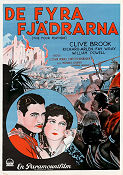 De fyra fjädrarna 1929 poster Richard Arlen Fay Wray Clive Brook Merian C Cooper