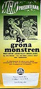 De gröna monstren 1970 poster Robert Horton