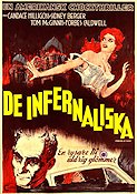 De infernaliska 1962 poster Candace Hilligoss