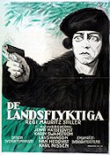 De landsflyktiga 1921 poster Jenny Hasselqvist Lars Hanson Mauritz Stiller Vapen