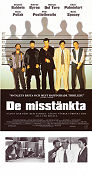 De misstänkta 1995 poster Stephen Baldwin Kevin Spacey Gabriel Byrne Benicio Del Toro Bryan Singer