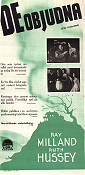 De objudna 1944 poster Ray Milland Lewis Allen