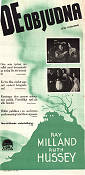 De objudna 1944 poster Ray Milland Ruth Hussey Lewis Allen