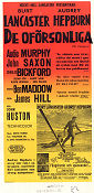 De oförsonliga 1960 poster Burt Lancaster John Huston