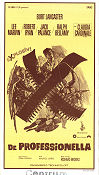 De professionella 1966 poster Burt Lancaster Richard Brooks