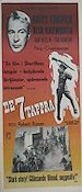 De sju tappra 1958 poster Gary Cooper Rita Hayworth