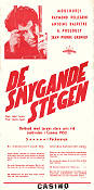 De smygande stegen 1952 poster Marcel Mouloudji Raymond Pellegrin André Cayatte