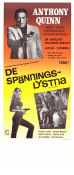 De spänningslystna 1967 poster Anthony Quinn Faye Dunaway Michael Parks Elliot Silverstein