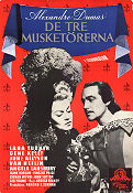 De tre musketörerna 1949 poster Lana Turner Gene Kelly June Allyson George Sidney Äventyr matinée
