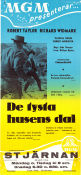 De tysta husens dal 1958 poster Robert Taylor Richard Widmark John Sturges