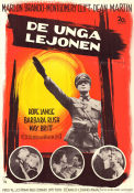 De unga lejonen 1958 poster Marlon Brando Montgomery Clift Dean Martin Hope Lange Barbara Rush May Britt Edward Dmytryk Krig Hitta mer: Nazi