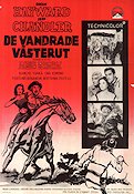 De vandrade västerut 1959 poster Susan Hayward Jeff Chandler Jacques Bergerac Russell Rouse