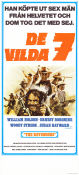 De vilda 7 1972 poster William Holden Ernest Borgnine Woody Strode Daniel Mann