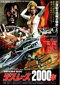 Death Race 2000 1975 poster David Carradine Sylvester Stallone Simone Griffeth Roger Corman Bilar och racing Kultfilmer