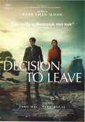 Decision to Leave 2022 poster Tang Wei Park Hae-il Lee Jung-hyun Park Chan-wook Filmen från: Korea