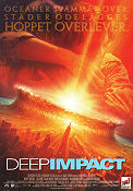Deep Impact 1998 poster Robert Duvall Téa Leoni Elijah Wood Mimi Leder