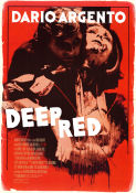 Deep Red 1975 poster David Hemmings Daria Nicolodi Gabriele Lavia Dario Argento Hitta mer: Giallo