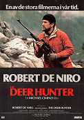 The Deer Hunter 1978 poster Robert De Niro Christopher Walken John Cazale John Savage Meryl Streep George Dzundza Michael Cimino Vapen Berg